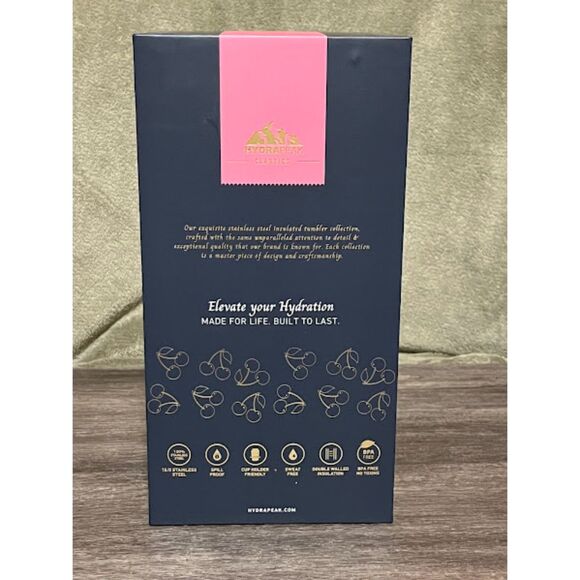 Rhinestone Cherry Cherries Hydrapeak journey 25 oz limited edition - Picture 3 of 3